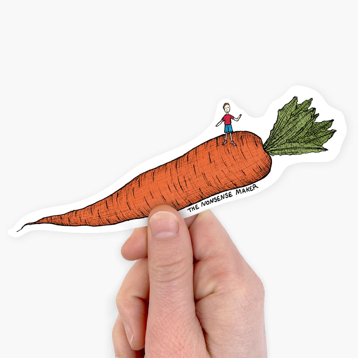 Carrot Sticker - Vinyl Stickers