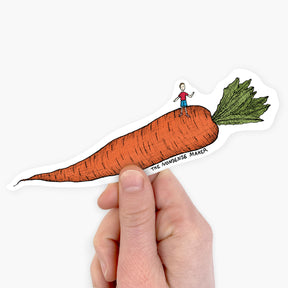 Carrot Sticker - Vinyl Stickers