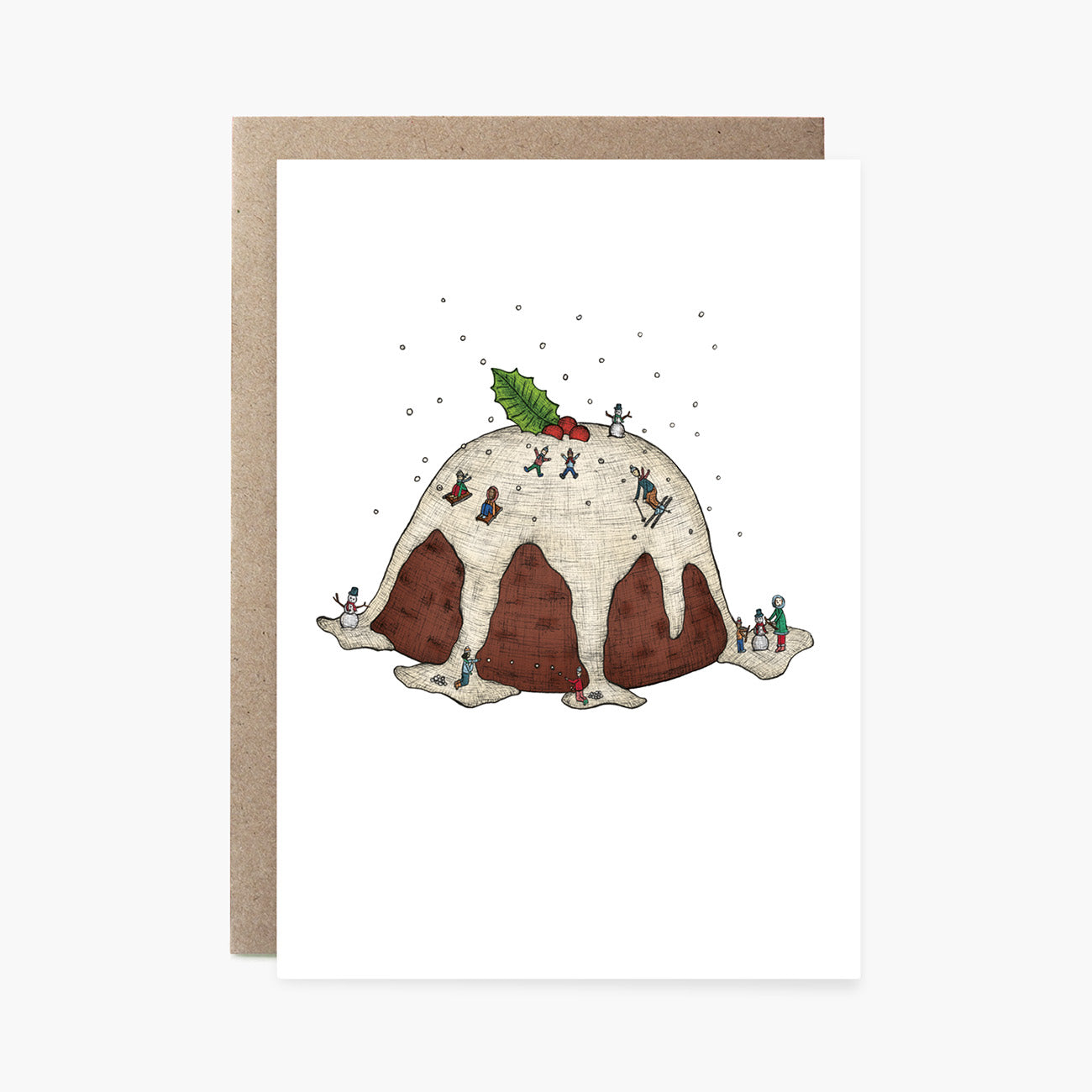 Christmas Pudding - Christmas Card