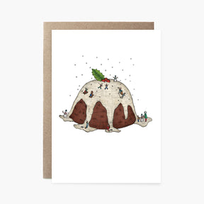 Christmas Pudding - Christmas Card