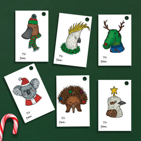 Aussie Christmas Gift Tags