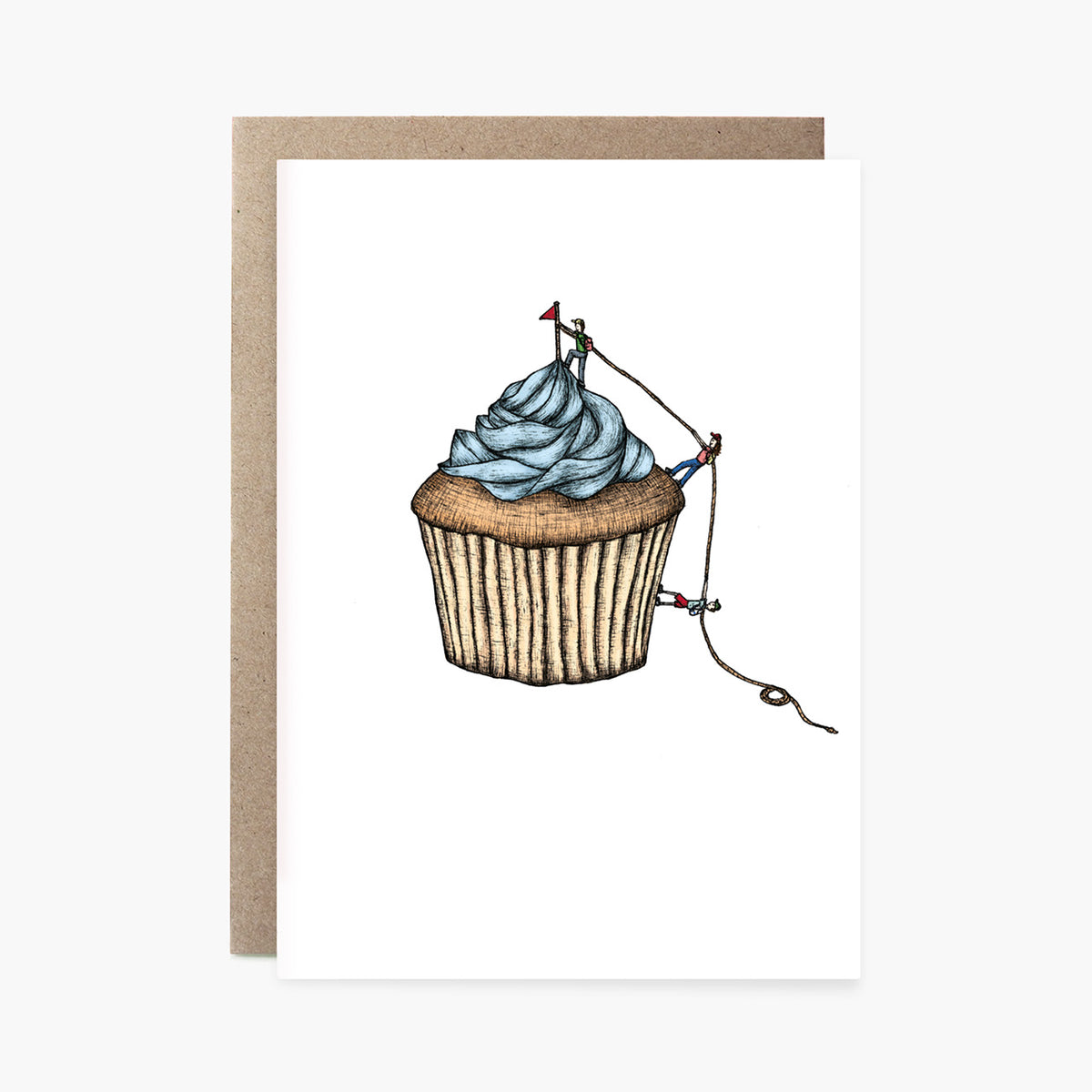 Cupcake Climbers - Greeting Card