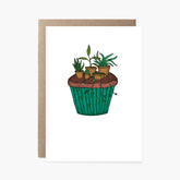 Cupcake Garden - Greeting Card