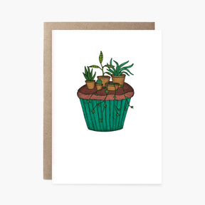 Cupcake Garden - Greeting Card