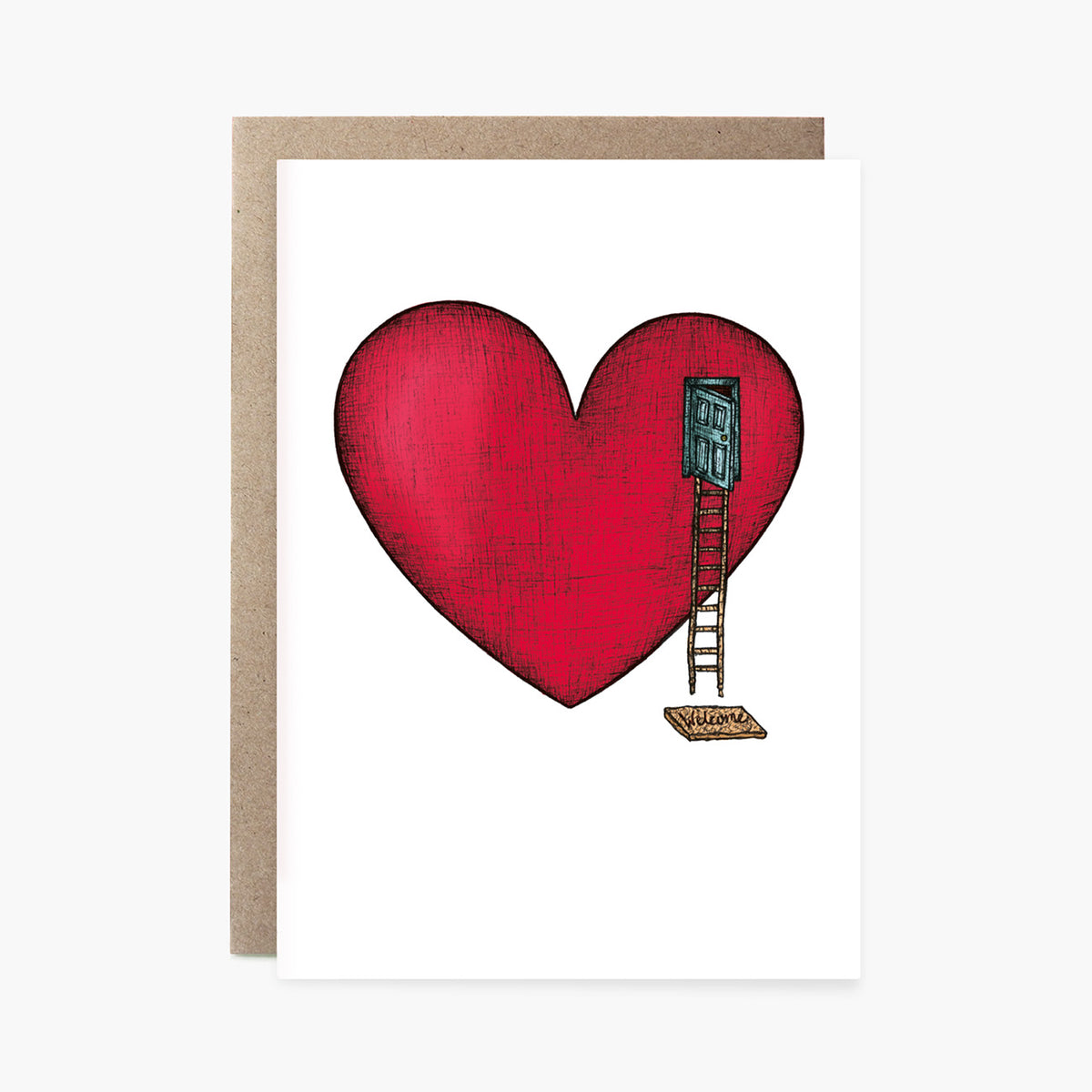 Door to my Heart - Loving Card