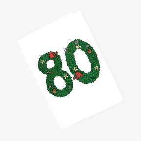 Eightieth Birthday Gardening - 80th Birthday Card