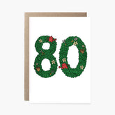 Eightieth Birthday Gardening - 80th Birthday Card