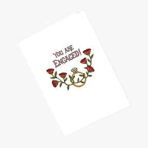 Engagement Florals - Engagement Card