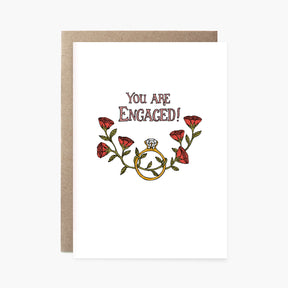 Engagement Florals - Engagement Card