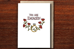 Engagement Florals - Engagement Card