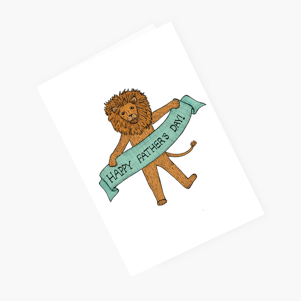Father's Day Lion - Father's Day Card