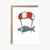 Flying Fish - Any Occasion Greeting Card