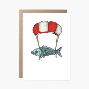 Flying Fish - Any Occasion Greeting Card