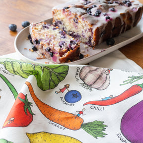 Fruit and Vegetable - Art Tea Towel