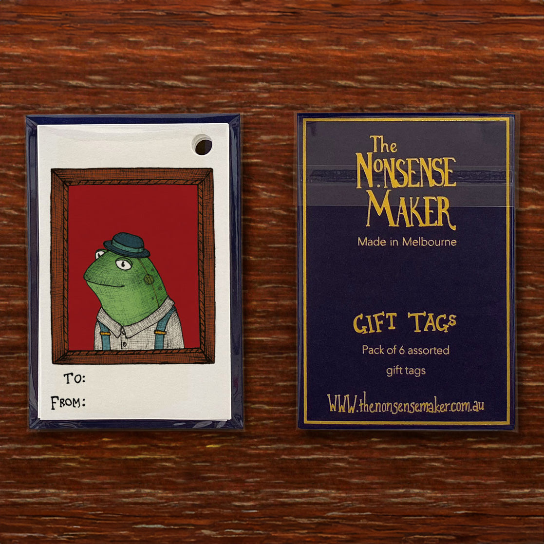 Animal Portrait Gift Tags