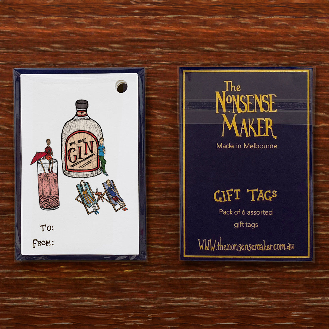 Party Time - Alcohol Gift Tags