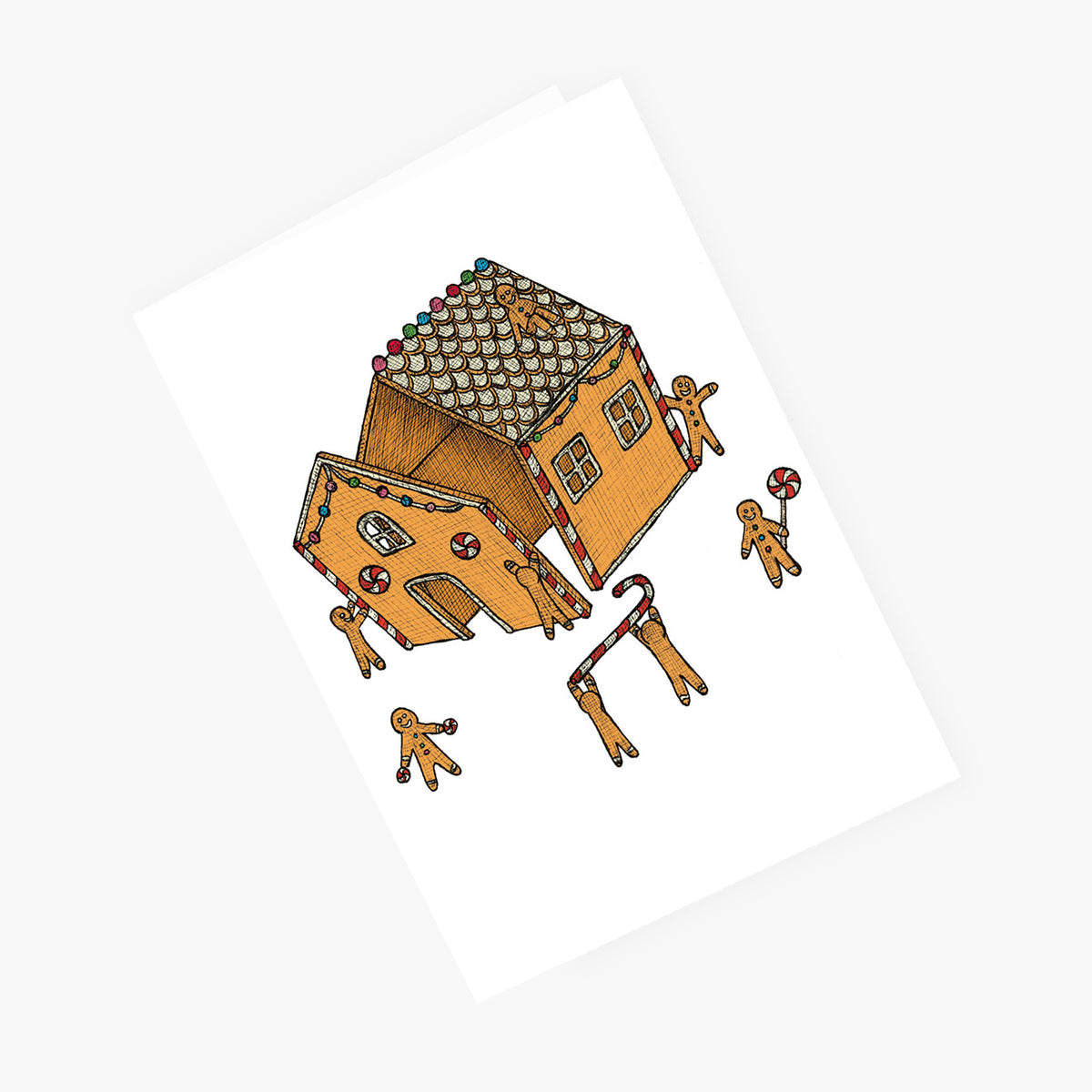 Gingerbread House - Christmas Card