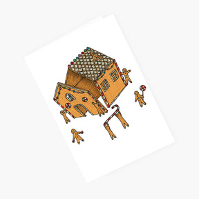 Gingerbread House - Christmas Card