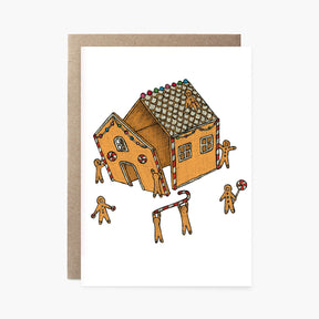 Gingerbread House - Christmas Card