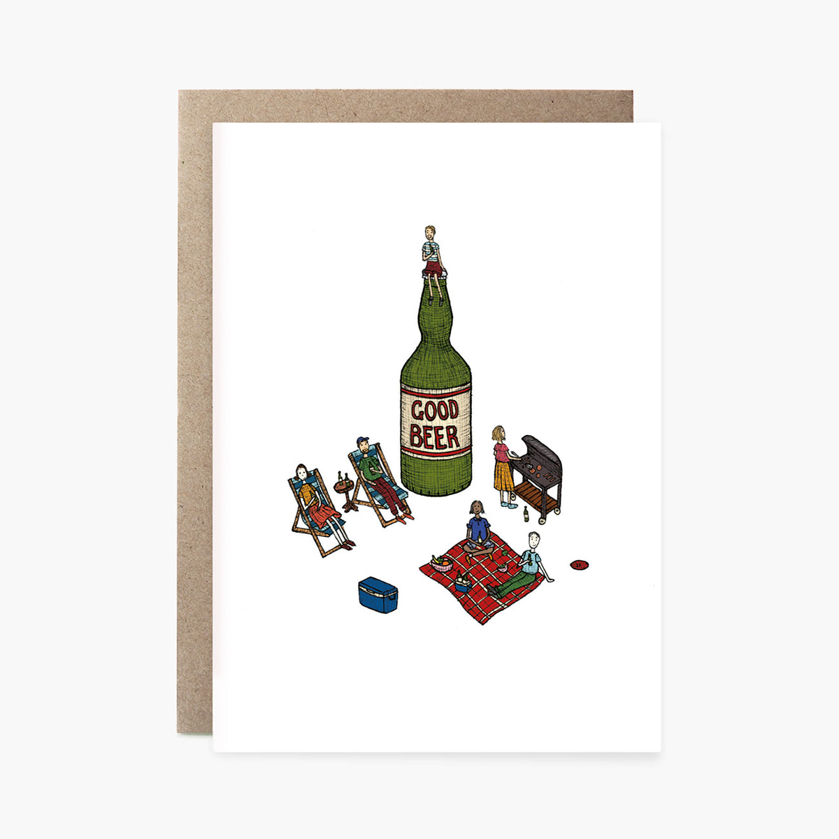 Good Beer - Greeting Card