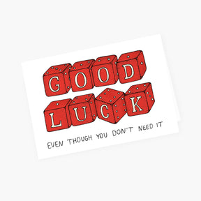 Lucky Dice - Good Luck Card