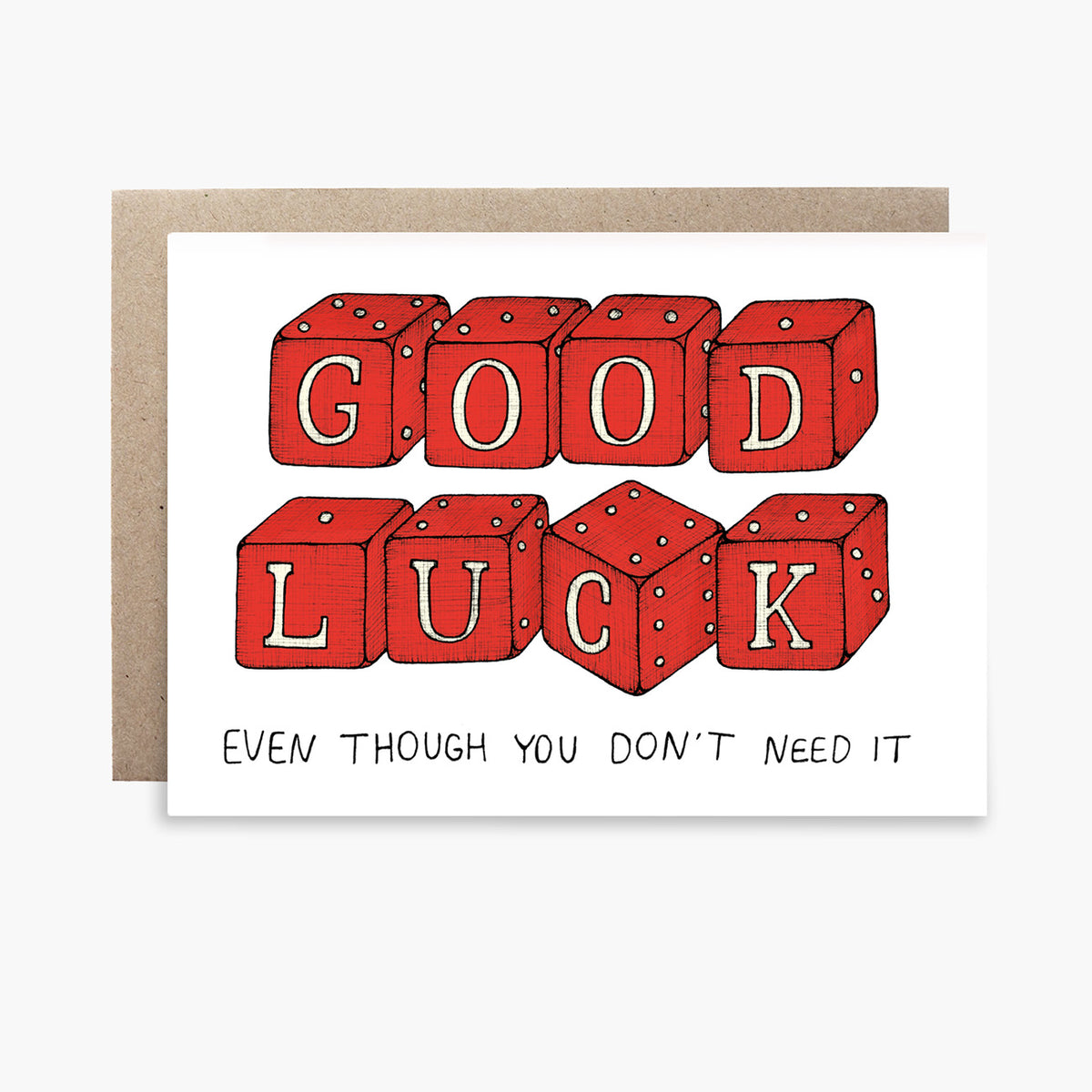 Lucky Dice - Good Luck Card