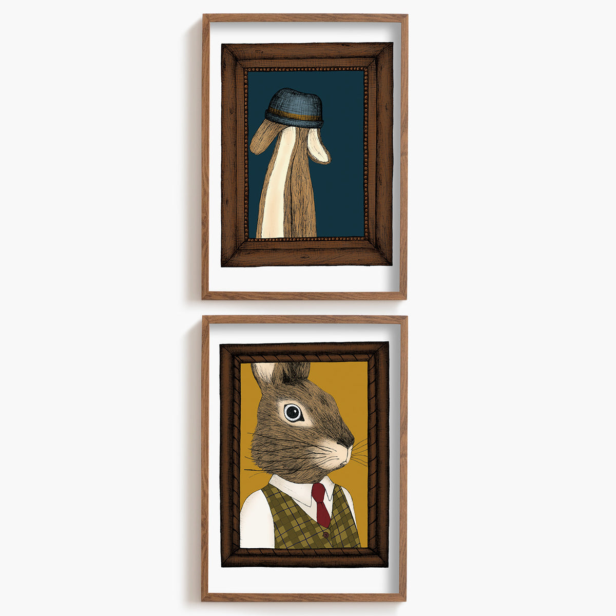 Harvey Art Print Set - Animal Art Prints