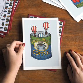 Coffee Tin - Art Print