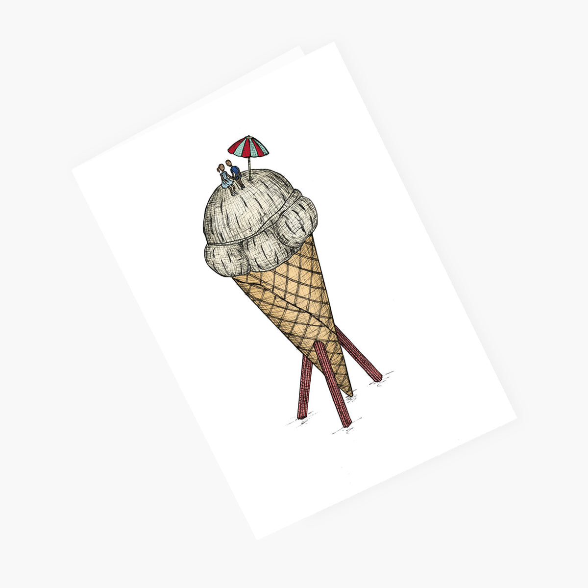 Ice Cream Date - Loving Card