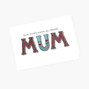 You are Amazing Mum - Mother's Day Card
