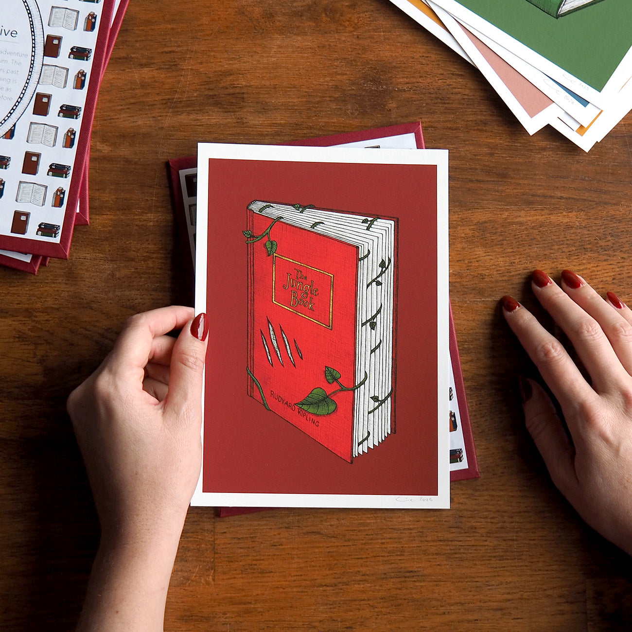 The Jungle Book Art - Book Art Print