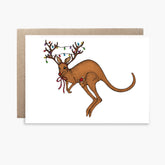 Kangaroo Christmas - Christmas Card