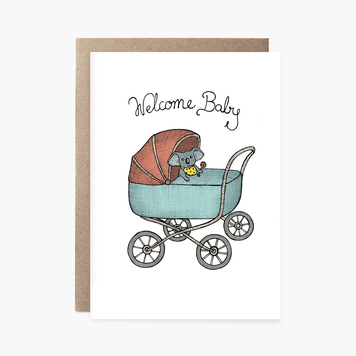 Koala Baby - Card for Newborn