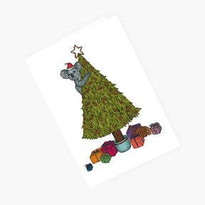 Koala Christmas Tree - Christmas Card