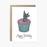 Koala Cupcake - Australian Birthday Card