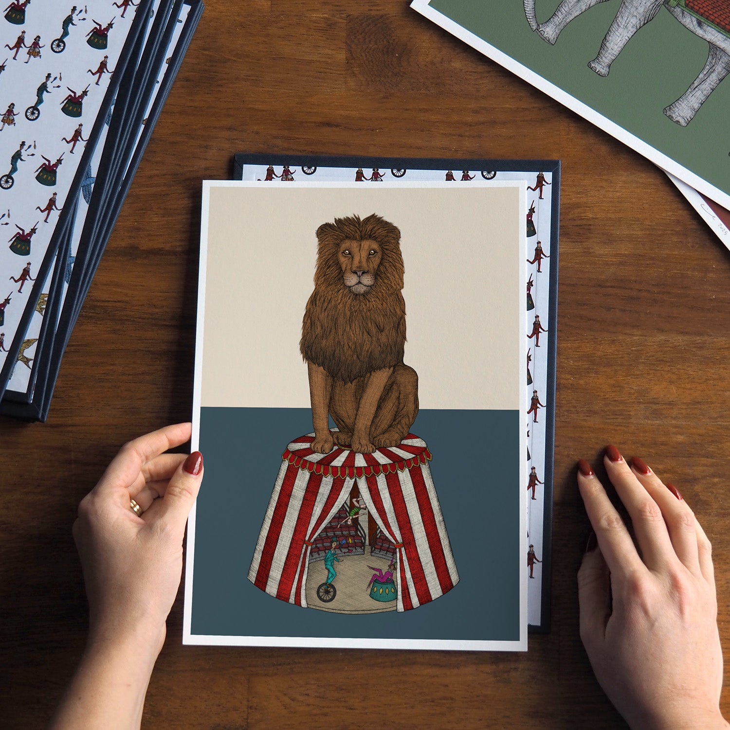 The Lion's Circus - Art Print