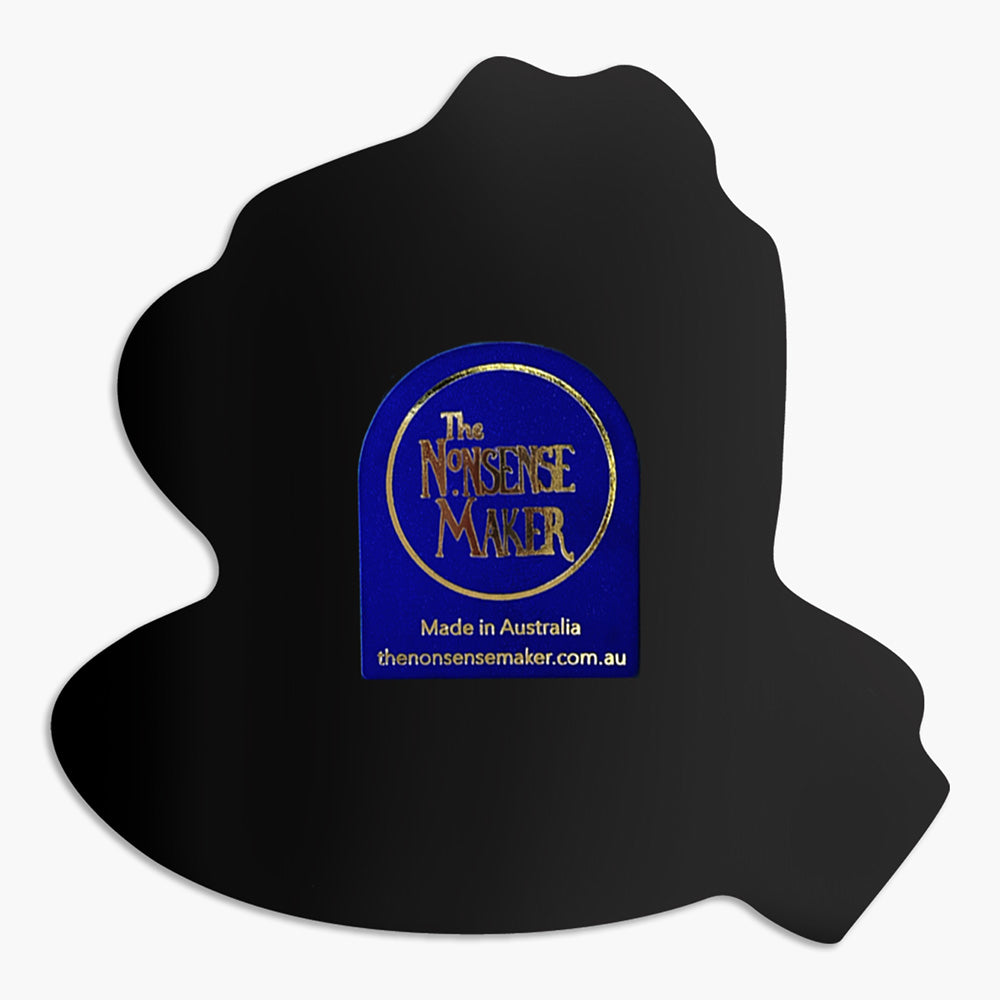 Photo of the back of the teacup koala magnet.