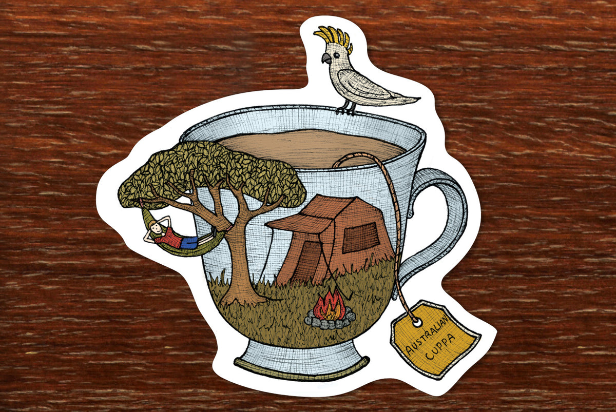 Camping Magnet - Australian Magnets