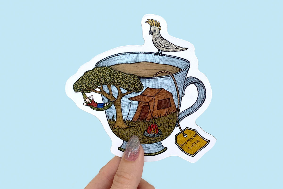 Camping Magnet - Australian Magnets