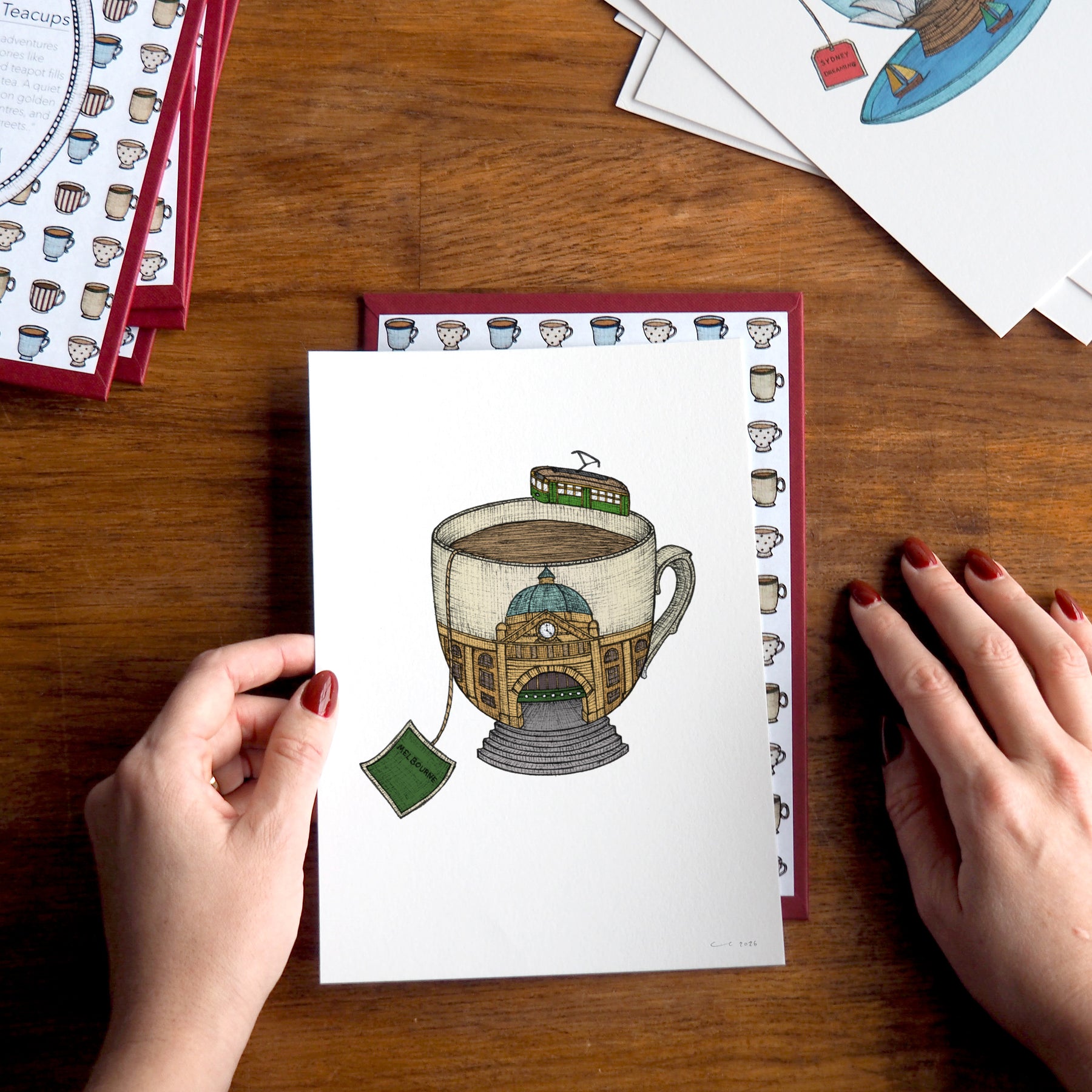 Melbourne Teacup - Art Print