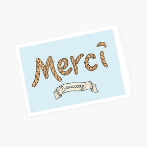 Merci - French Thank You Card