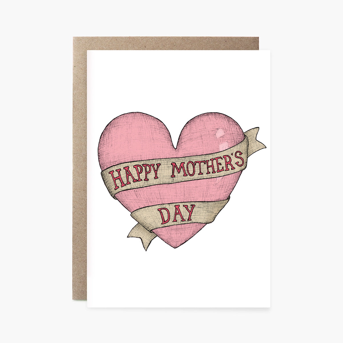 Mother's Day Heart - Mother's Day Card