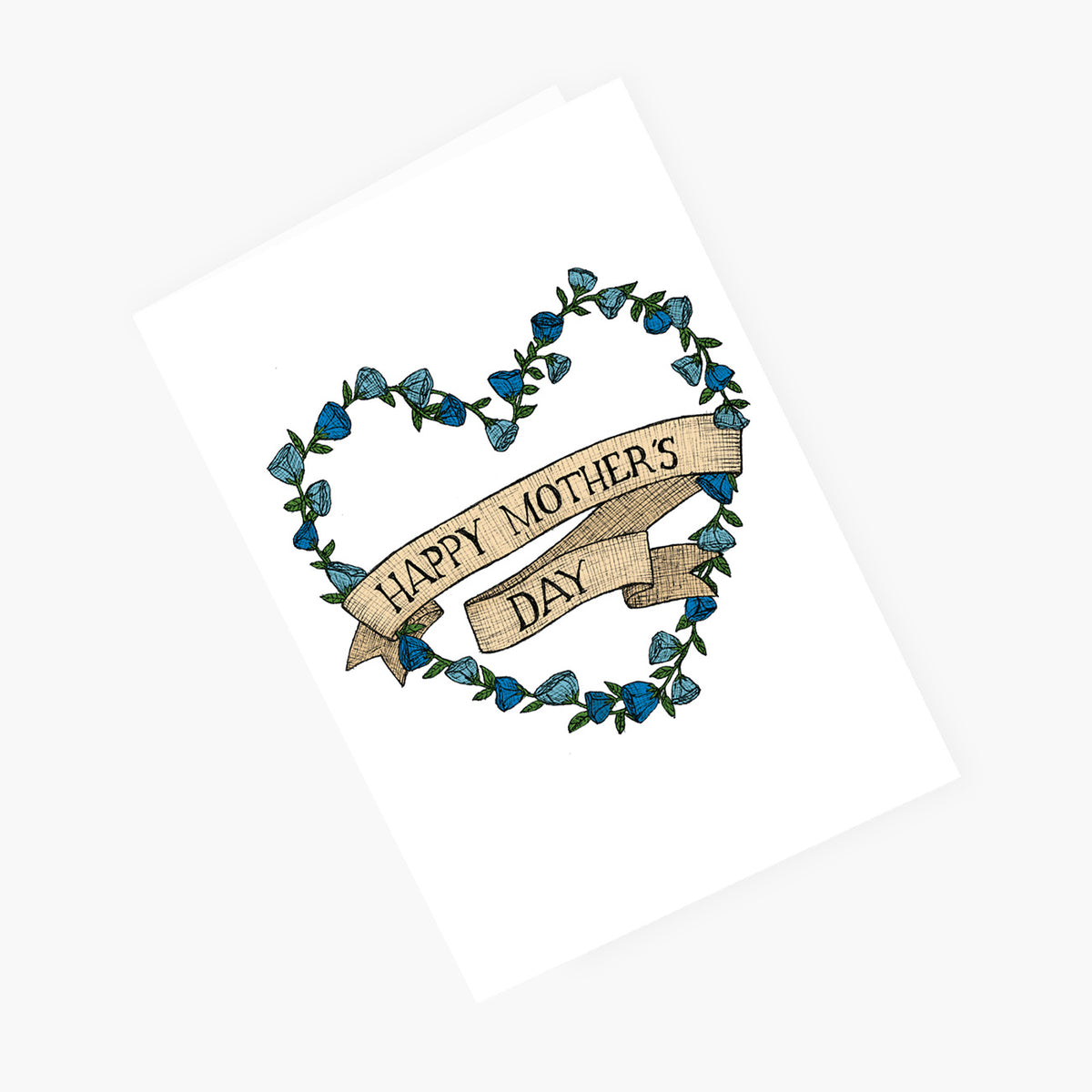 Mother's Day Wreath - Mother's Day Card