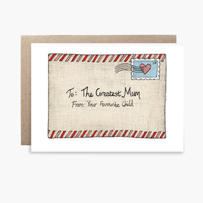 Letter for Mum - Mother's Day Card