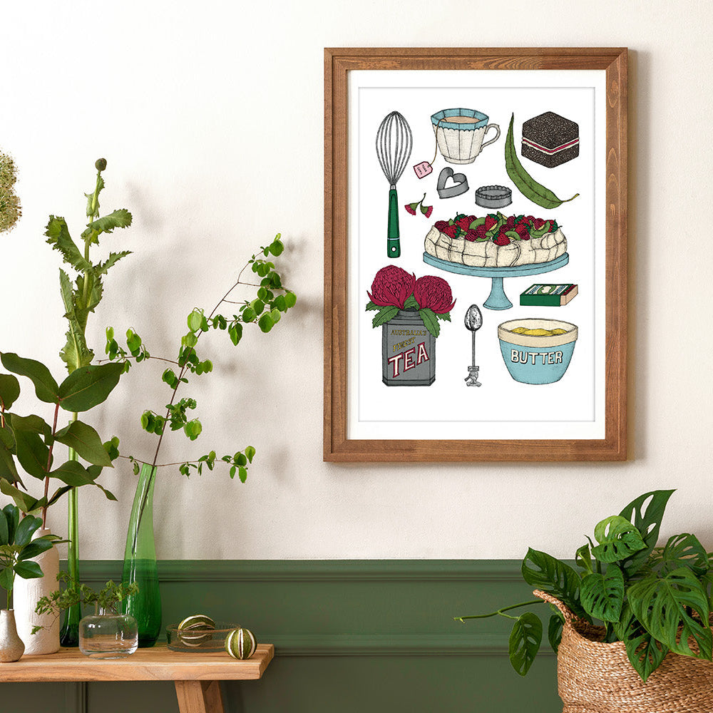 My Australian Kitchen - Art Print