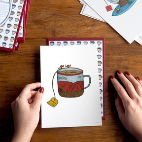 Outback Teacup - Art Print