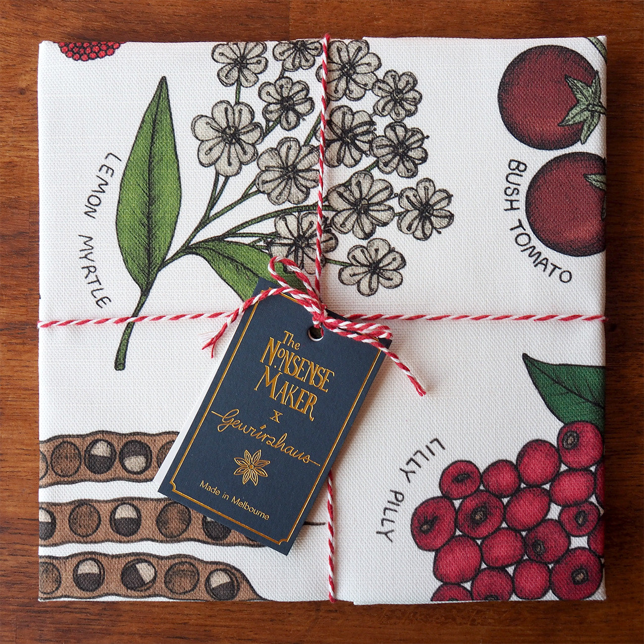 Australian Native Kitchen - Art Tea Towel