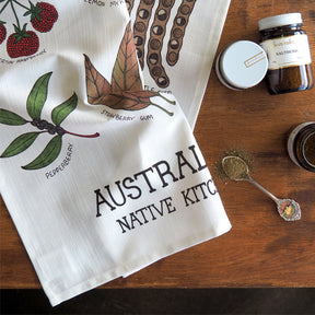 Australian Native Kitchen - Art Tea Towels