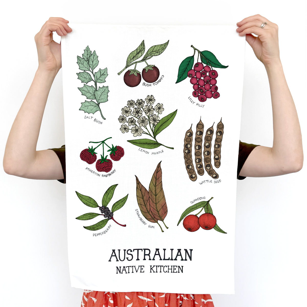 Australian Native Kitchen - Art Tea Towels