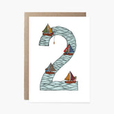 Number Two - 2nd Birthday Card